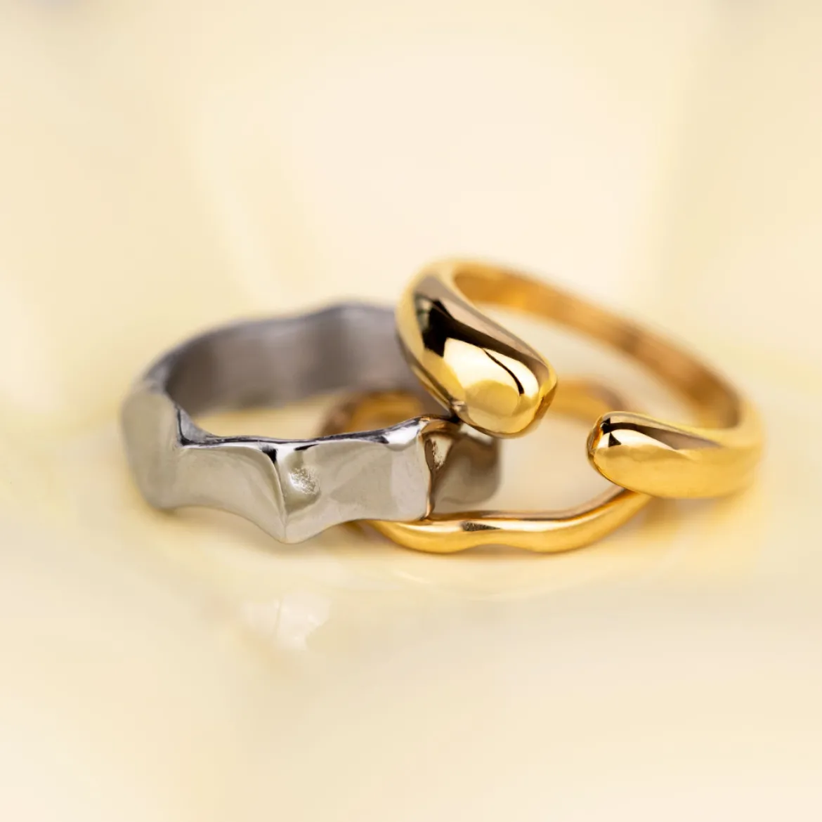 Melting Ring Silber