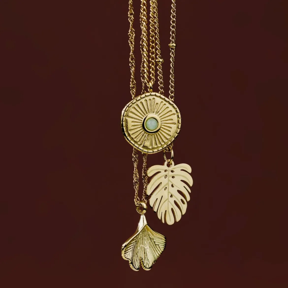 Moss Necklace Roségold