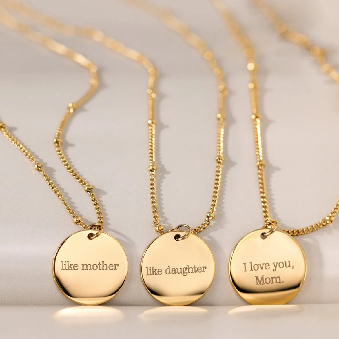 Mother u0026 Daughter Necklace Bundle Roségold