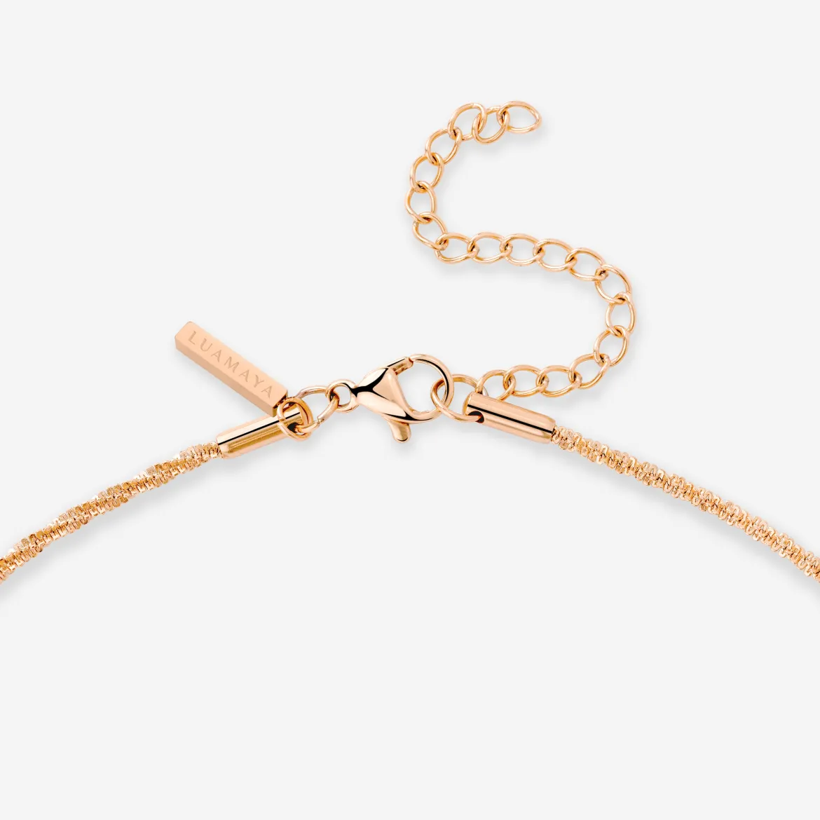 Not so silent Necklace Roségold