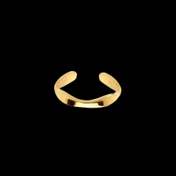 Offbeat Ear Cuff Gold
