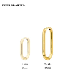 Oval Hoop Set Small