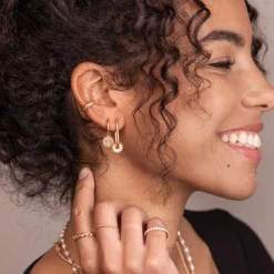 Oval Hoops Small Roségold