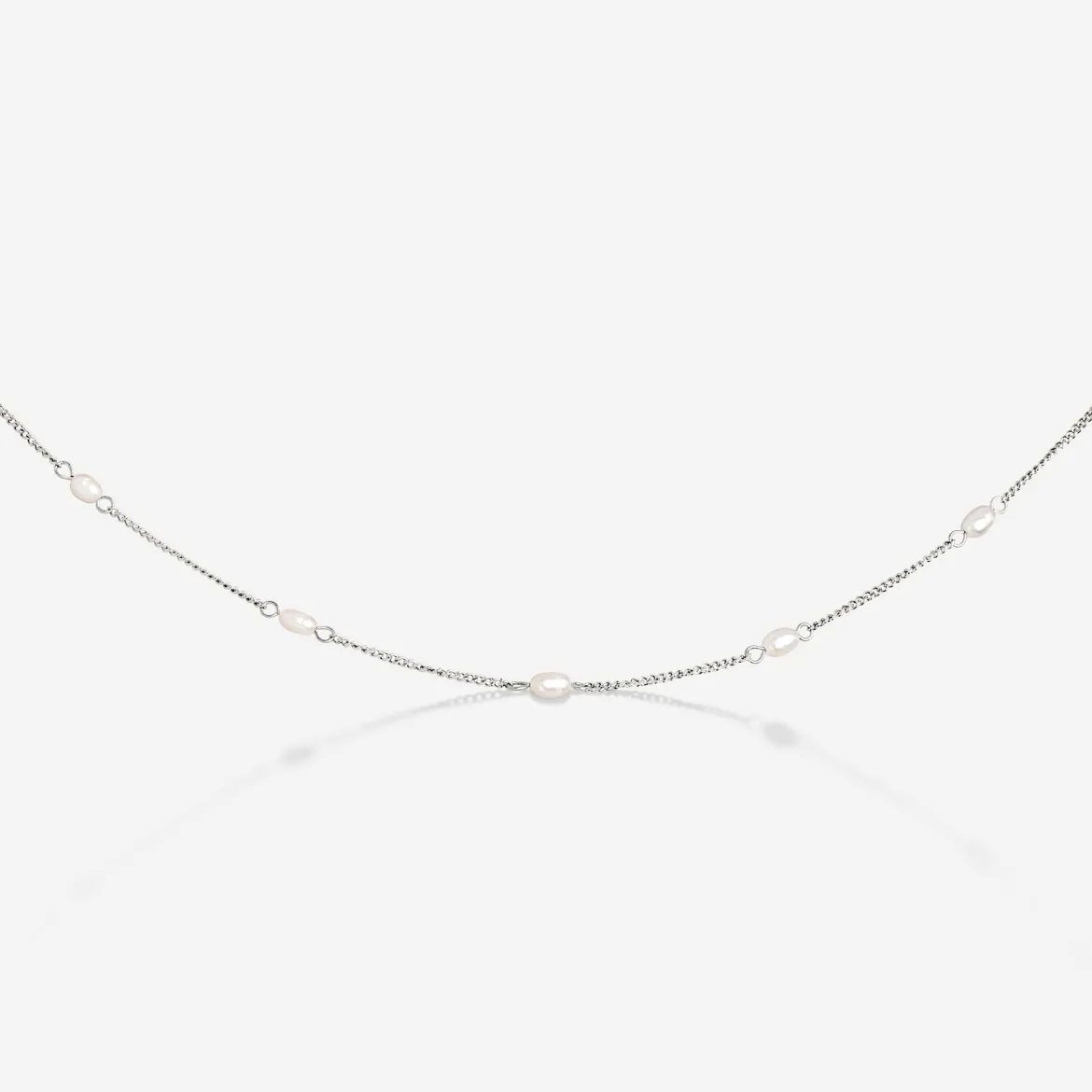 Pearl after Pearl Choker Silber