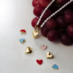 Pearly Charm Necklace Set