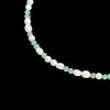 Perlita Verde Necklace Silber