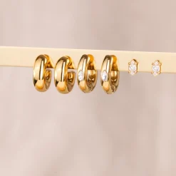 Phat Glowy Hoops Gold