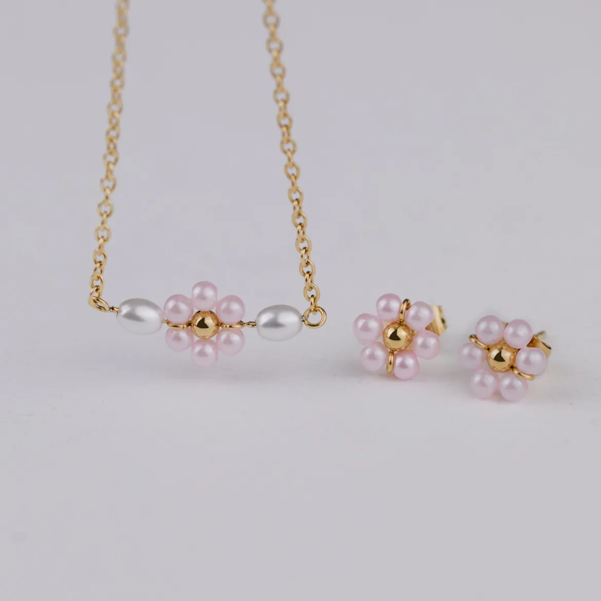 Pretty Pink Daisy Bundle Gold