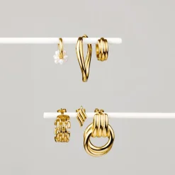 Reverie Hoop Studs Roségold