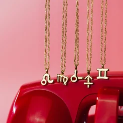 Sagittarius Bubble Necklace Gold