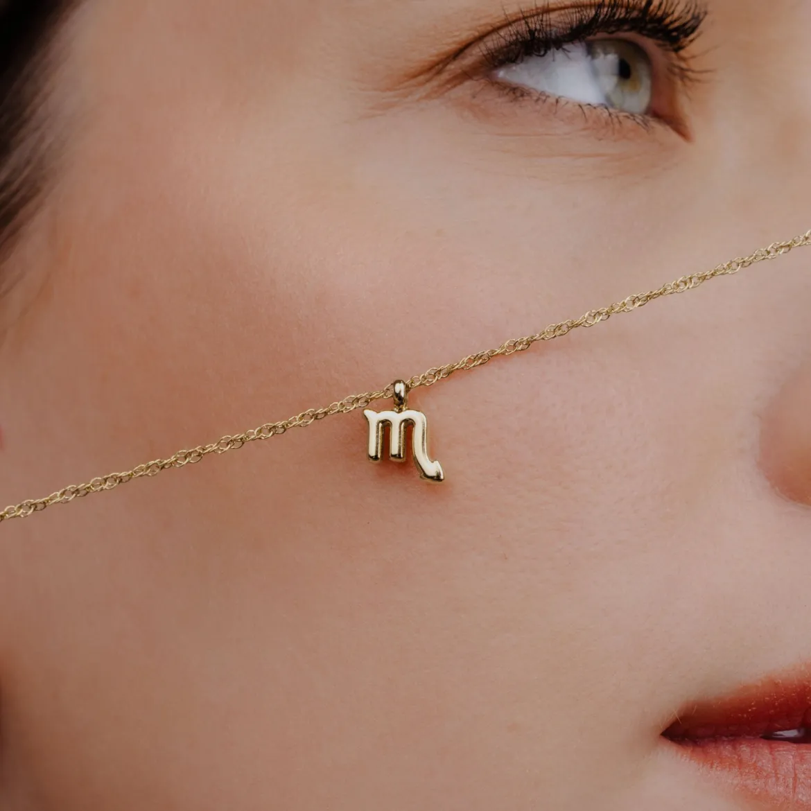 Scorpio Bubble Necklace Gold