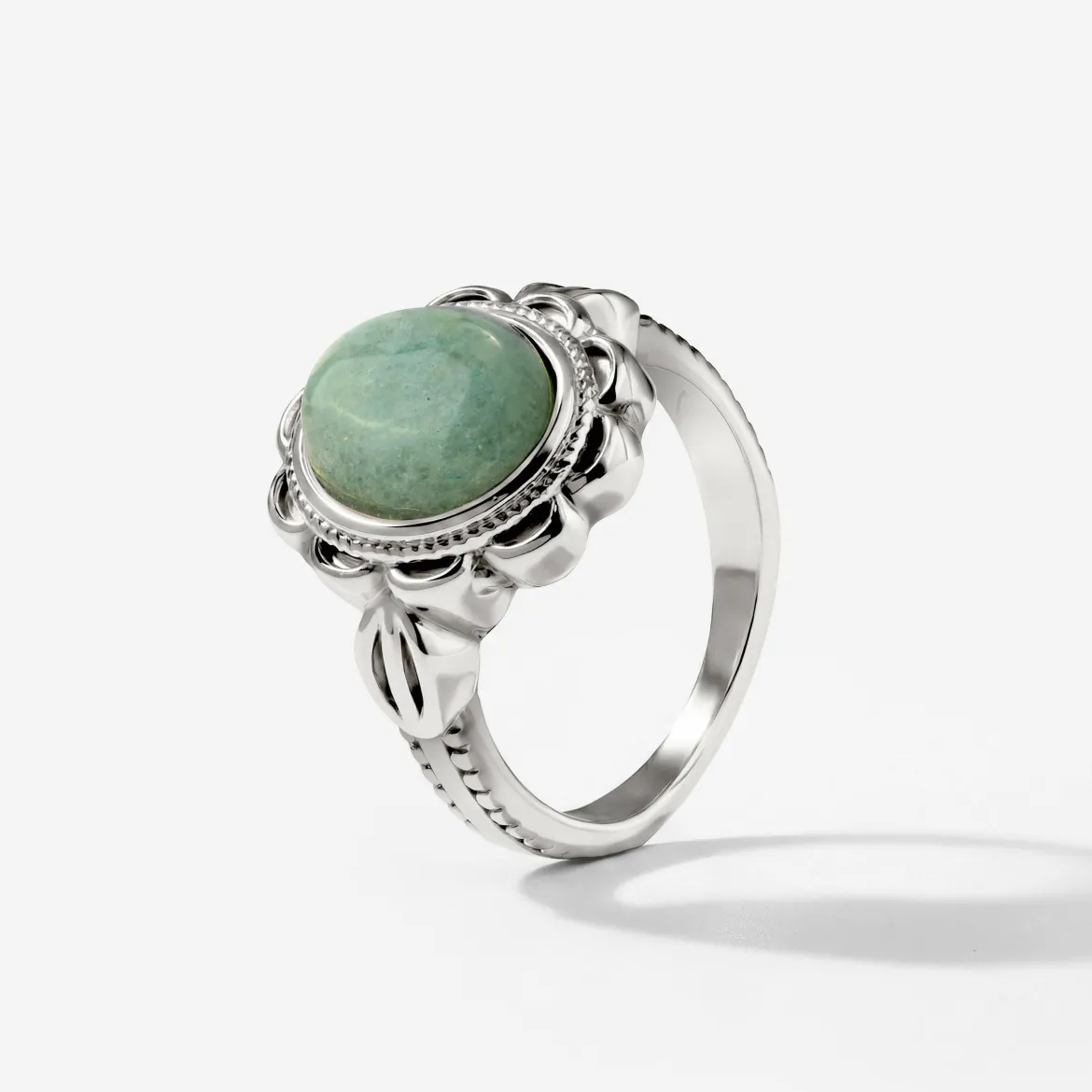 Sea Glass Ring Silber