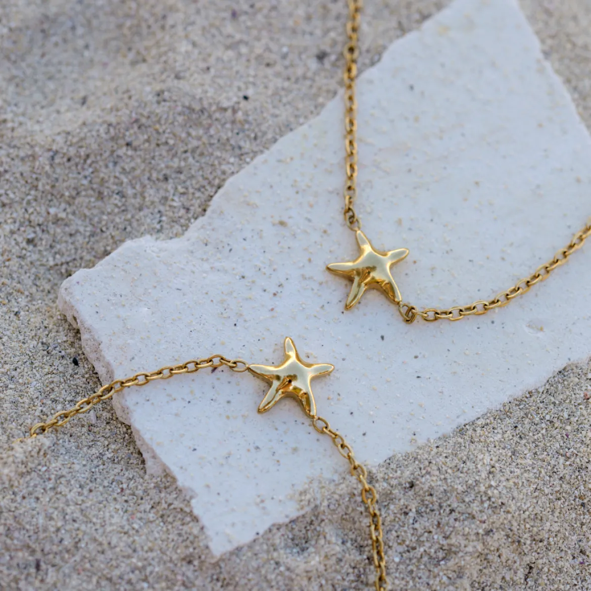 Sea Star Choker Silber
