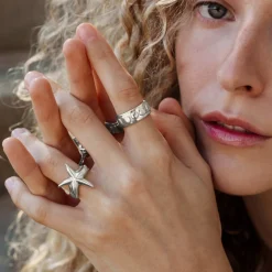 Sea Star Ring Silber