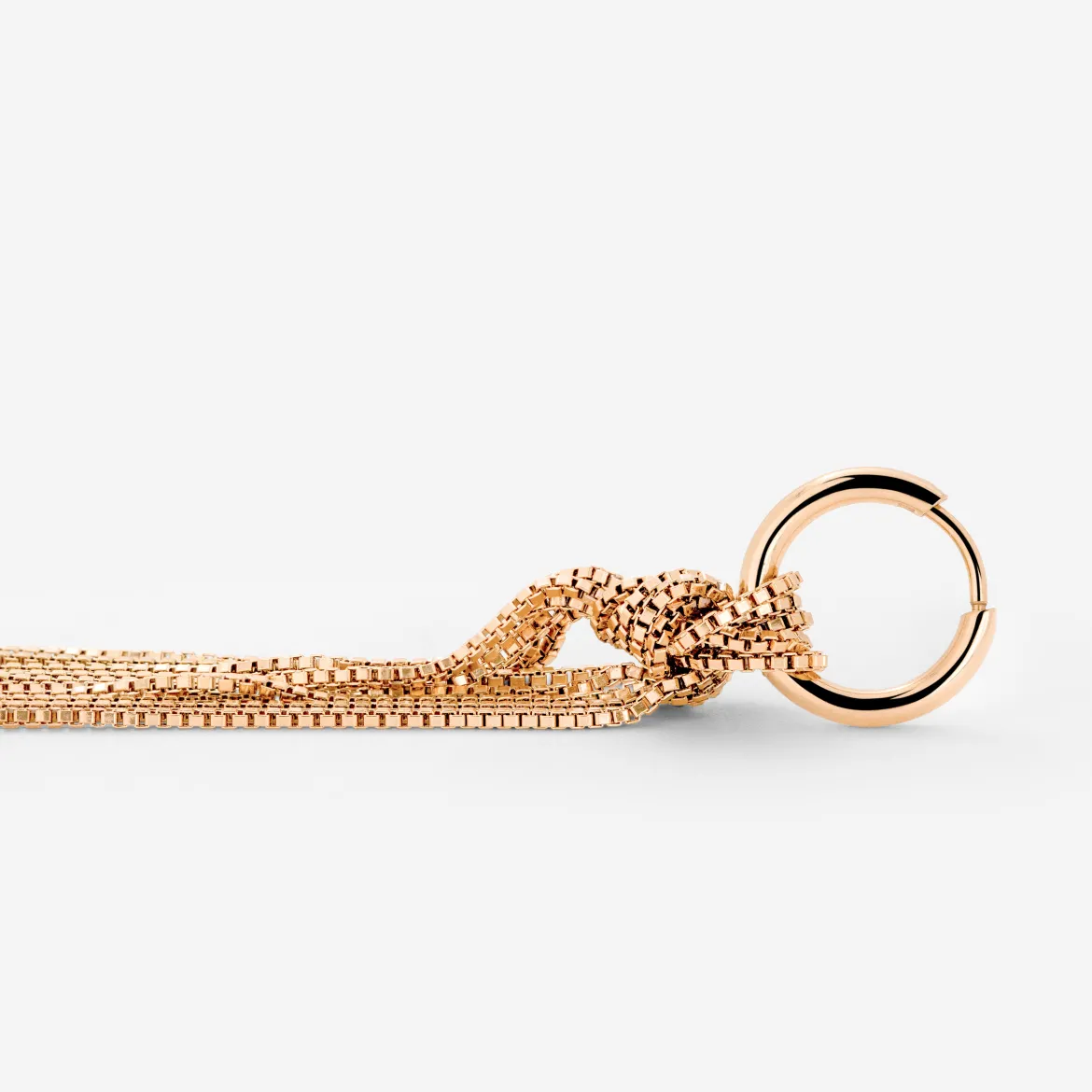 Sea Strands Hoop Set Small Roségold