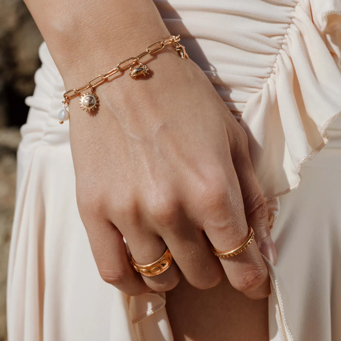 Seaside Treasures Bracelet Roségold