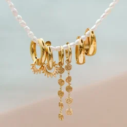 Seeker Hoops Small Gold