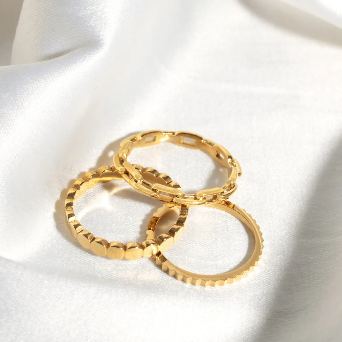 Small Circles Ring Roségold