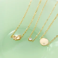 Solitaire Stone Bracelet Gold