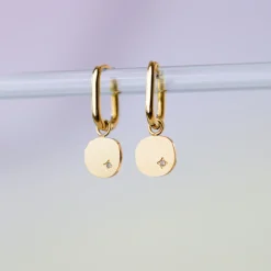 Spring Bling Oval Hoop Set Baby Roségold