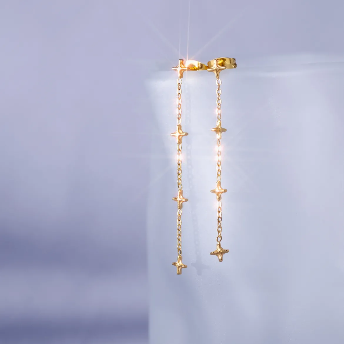 Starburst Studs Gold