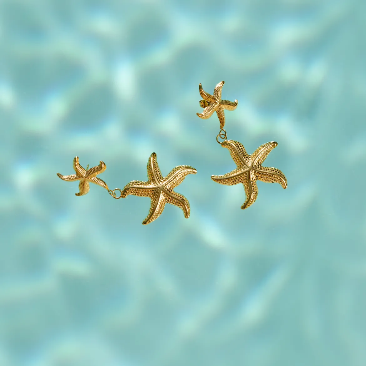 Starfish Studs Roségold