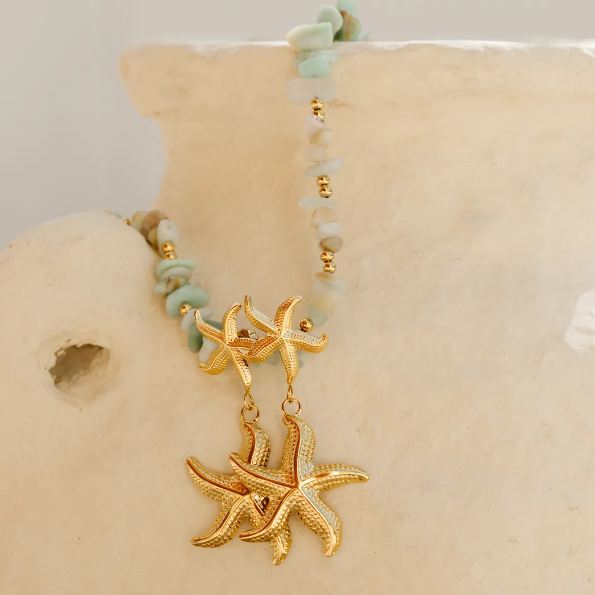 Starfish Studs Roségold