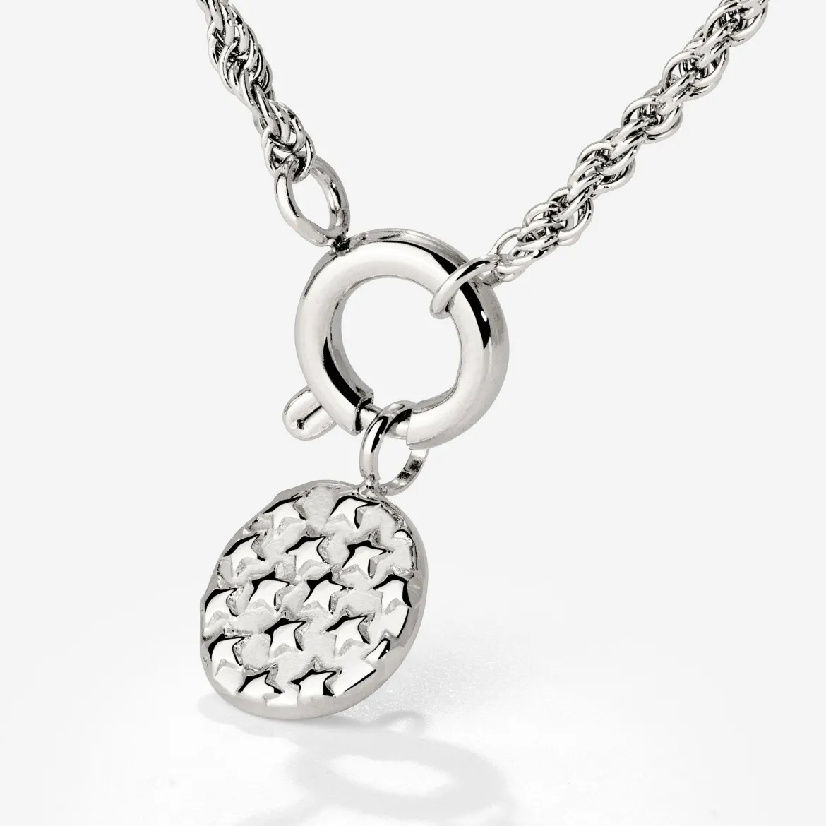 Starry Skies Rope Chain Necklace Set Silber