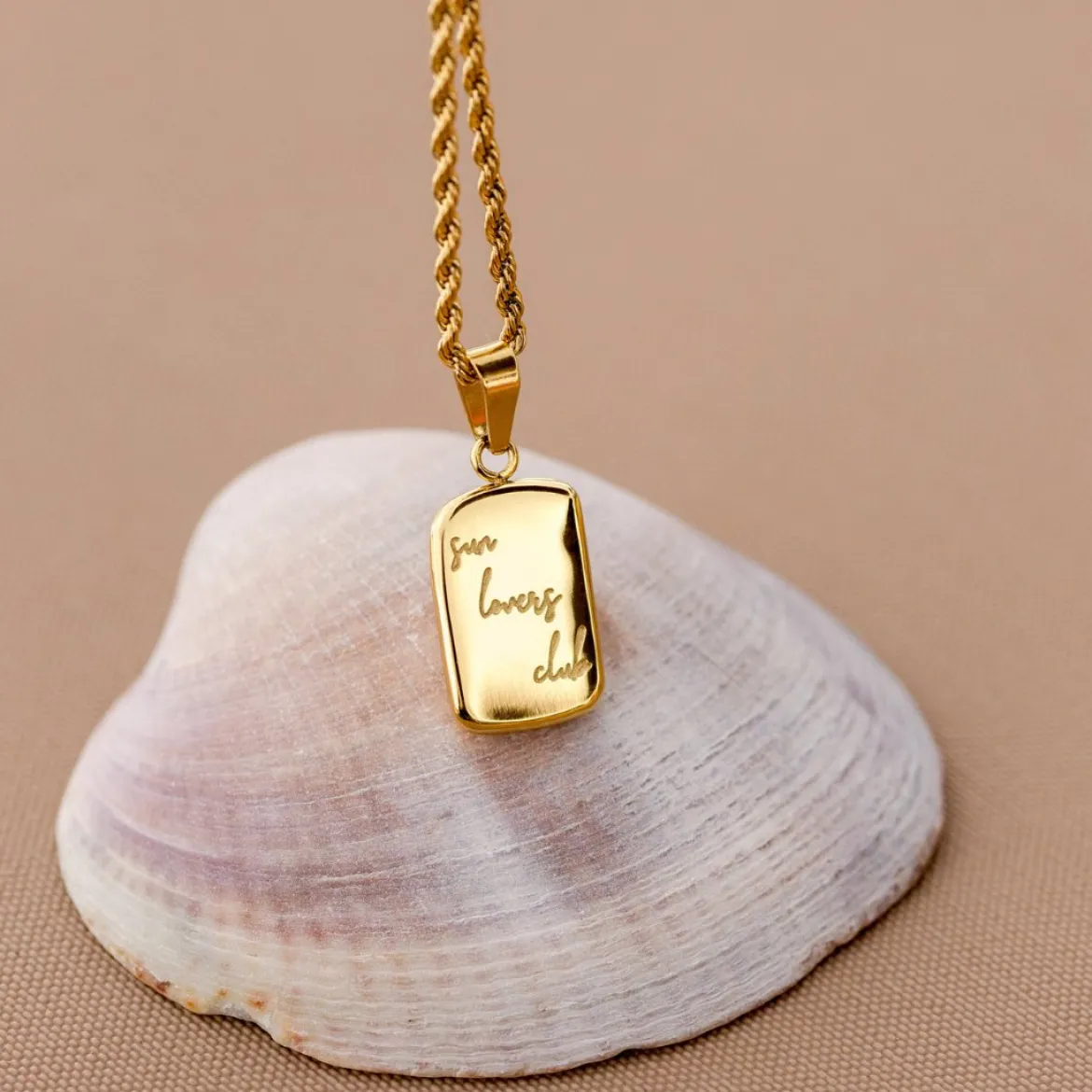 Sun Lover Pendant Necklace Silber