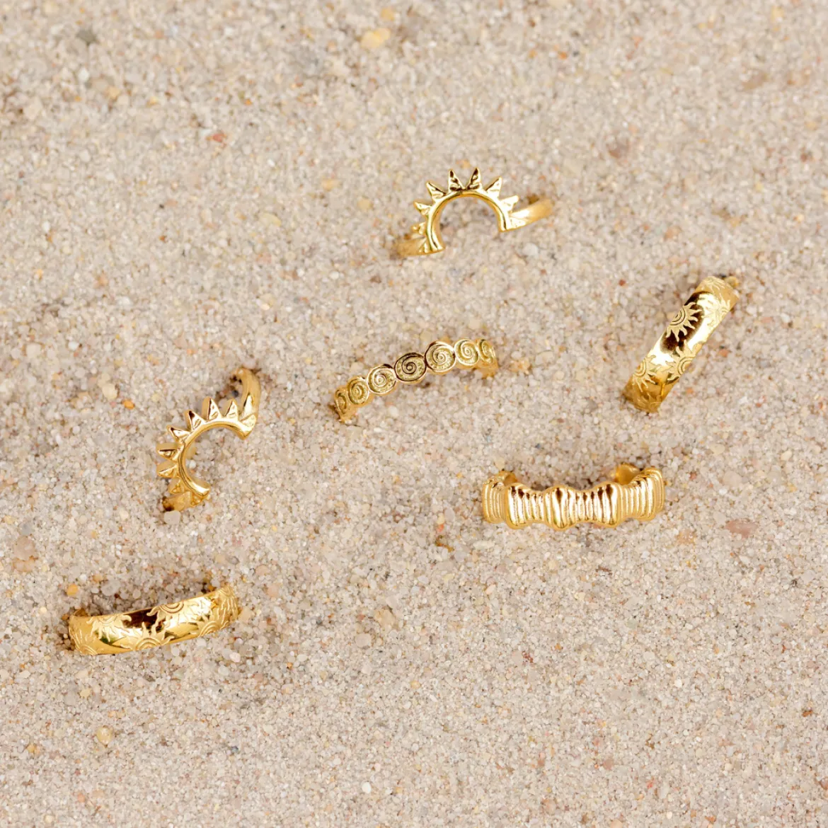Sun Lover Ring Gold
