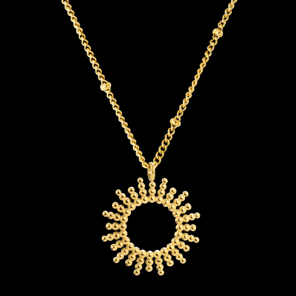 Sunny Beads Necklace Gold