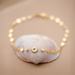 Sunny Side Up Anklet Roségold