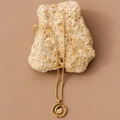 Sweet Swirl Necklace Roségold