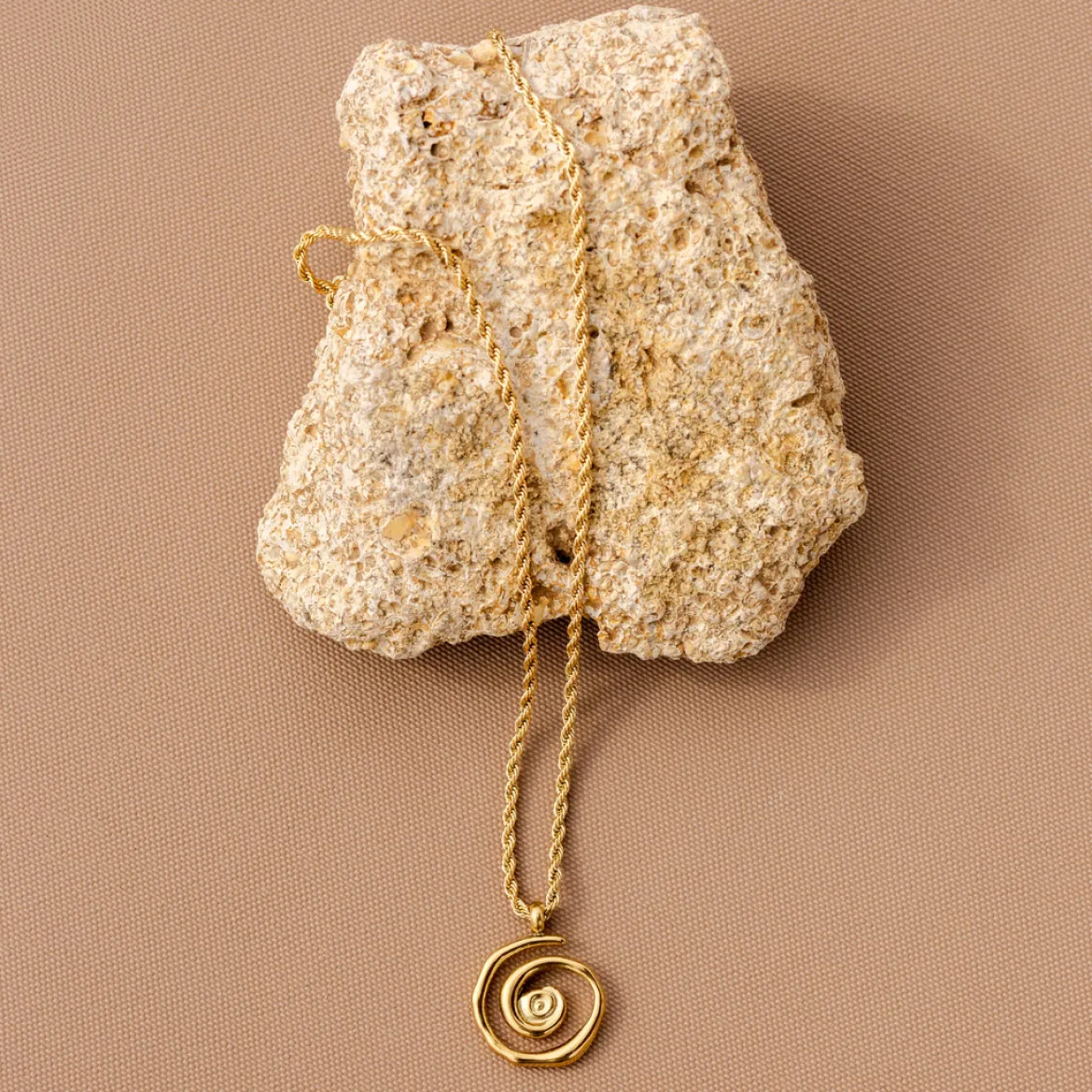Sweet Swirl Necklace Silber