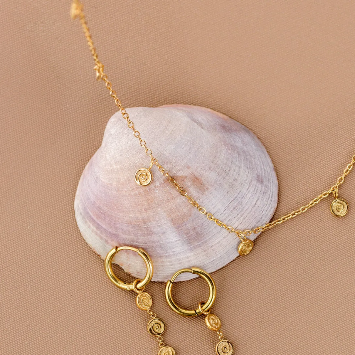 Swirl'n Choker Roségold