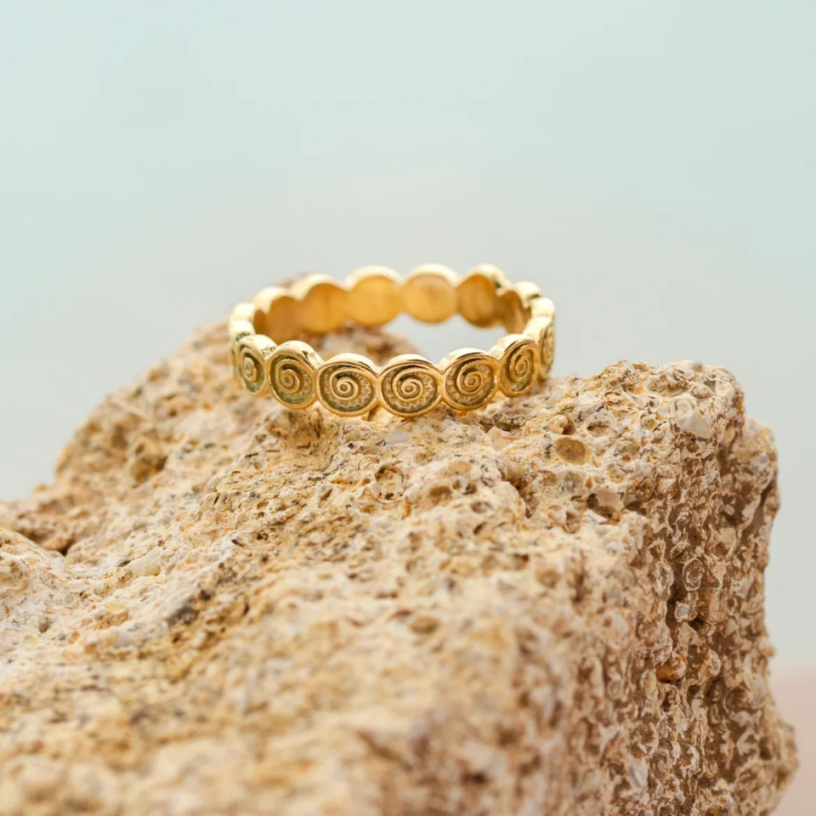 Swirl'n Ring Silber