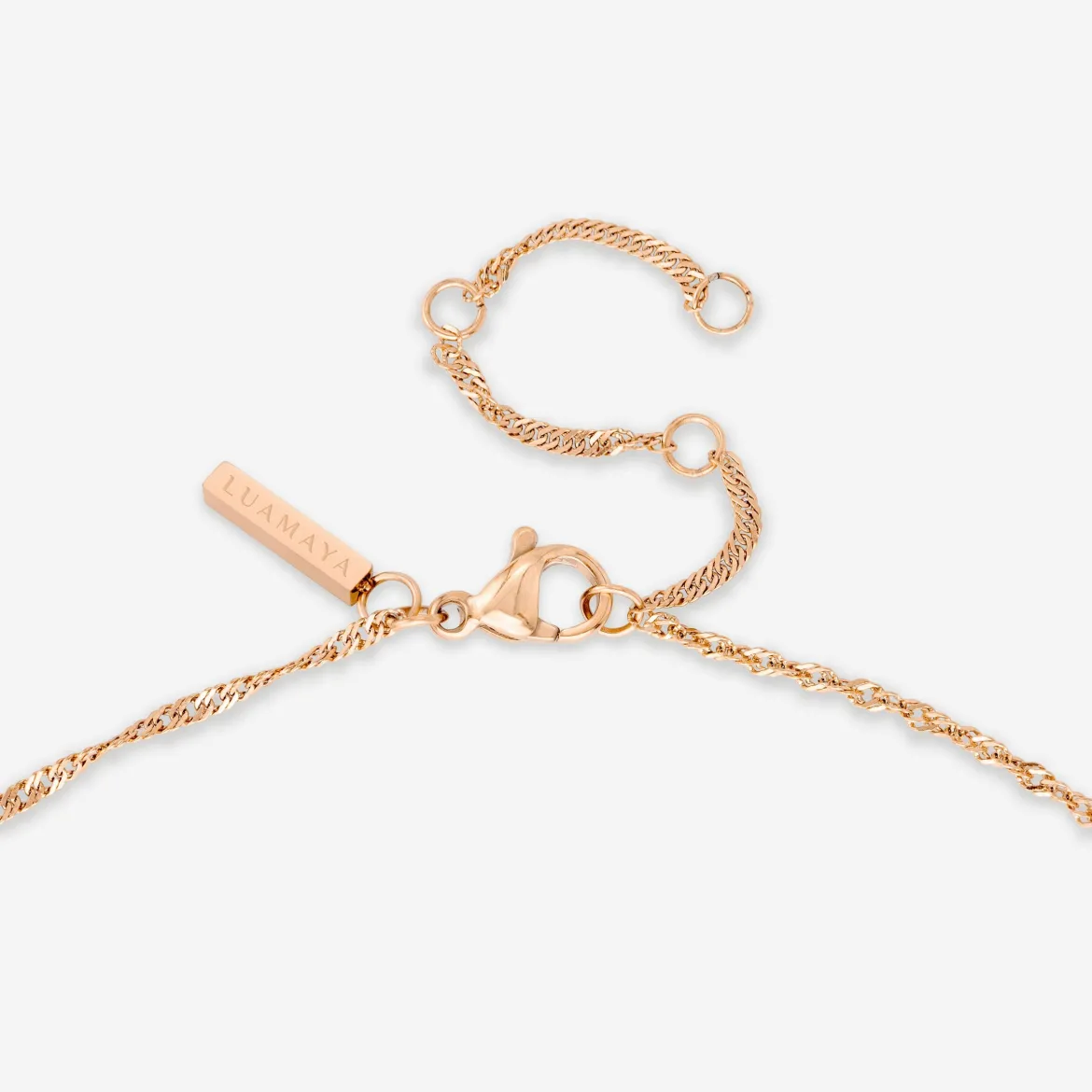 Taurus Bubble Necklace Roségold