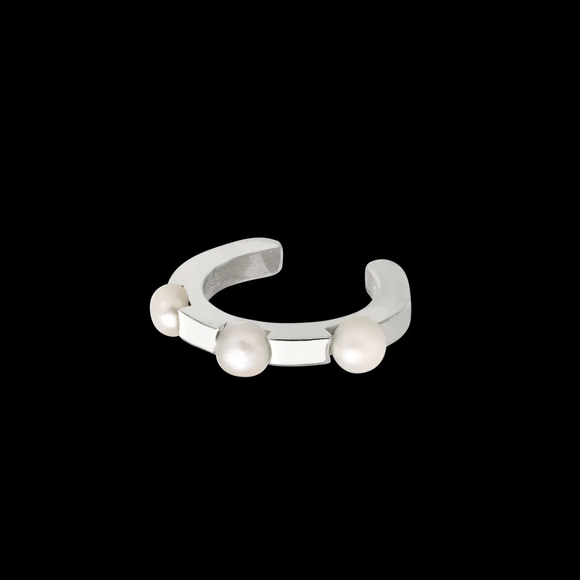Timeless Chic Ear Cuff Silber