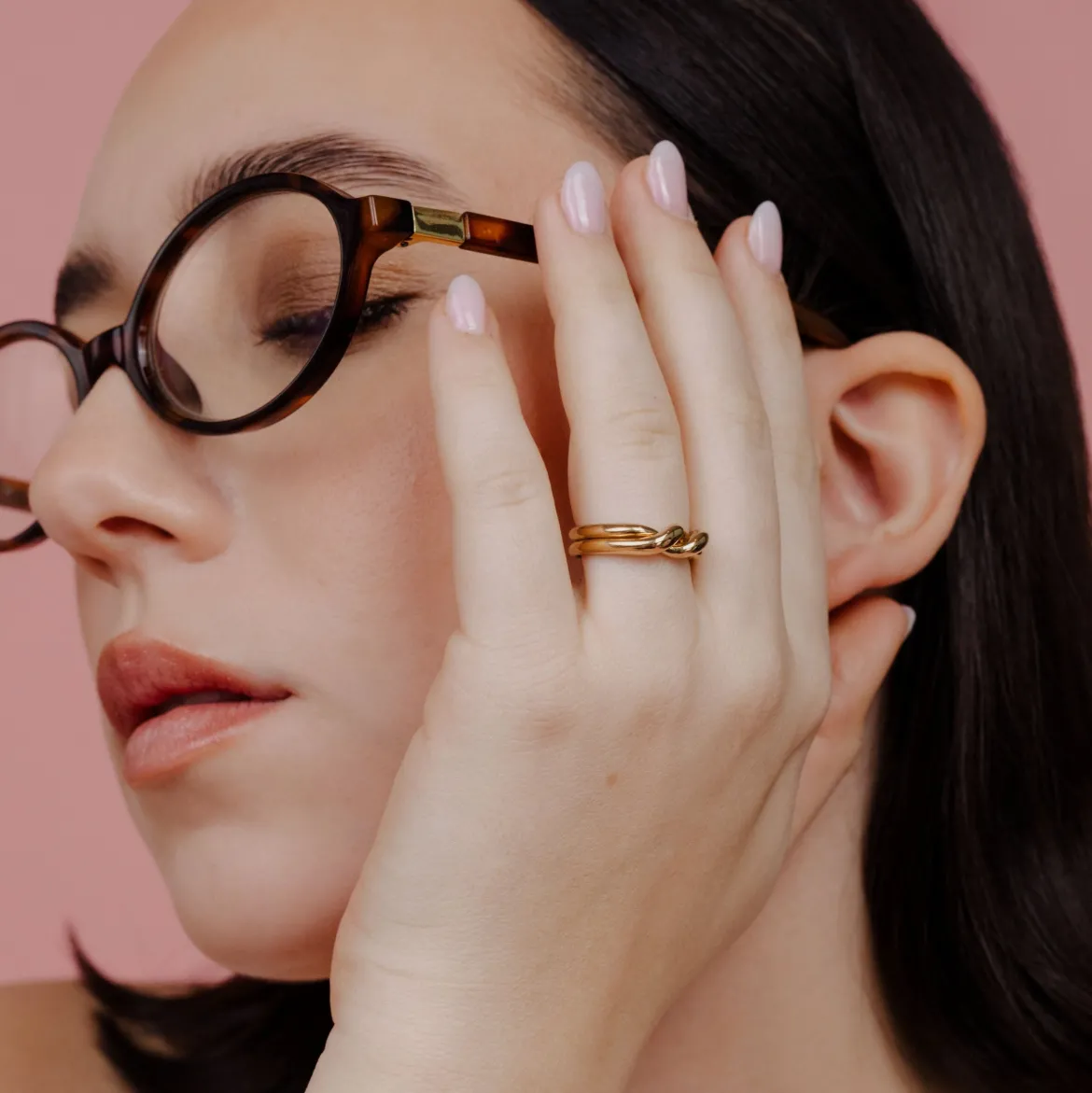 Twinsies Ring Roségold