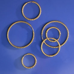 Twisted Hoops Extra Large Roségold