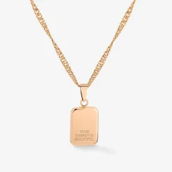 Your energy is beautiful Necklace Roségold