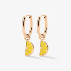 Zesty Oval Hoop Set Baby Roségold