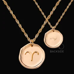 Zodiac Necklace – Aries / Widder Roségold