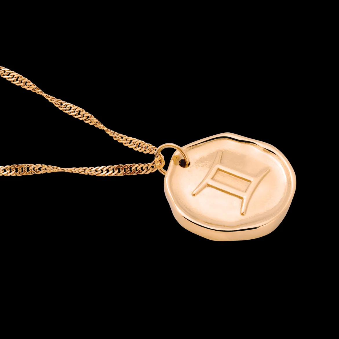 Zodiac Necklace – Gemini / Zwilling Roségold