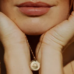 Zodiac Necklace – Libra / Waage Roségold