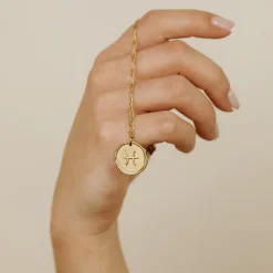 Zodiac Necklace – Pisces / Fische Roségold