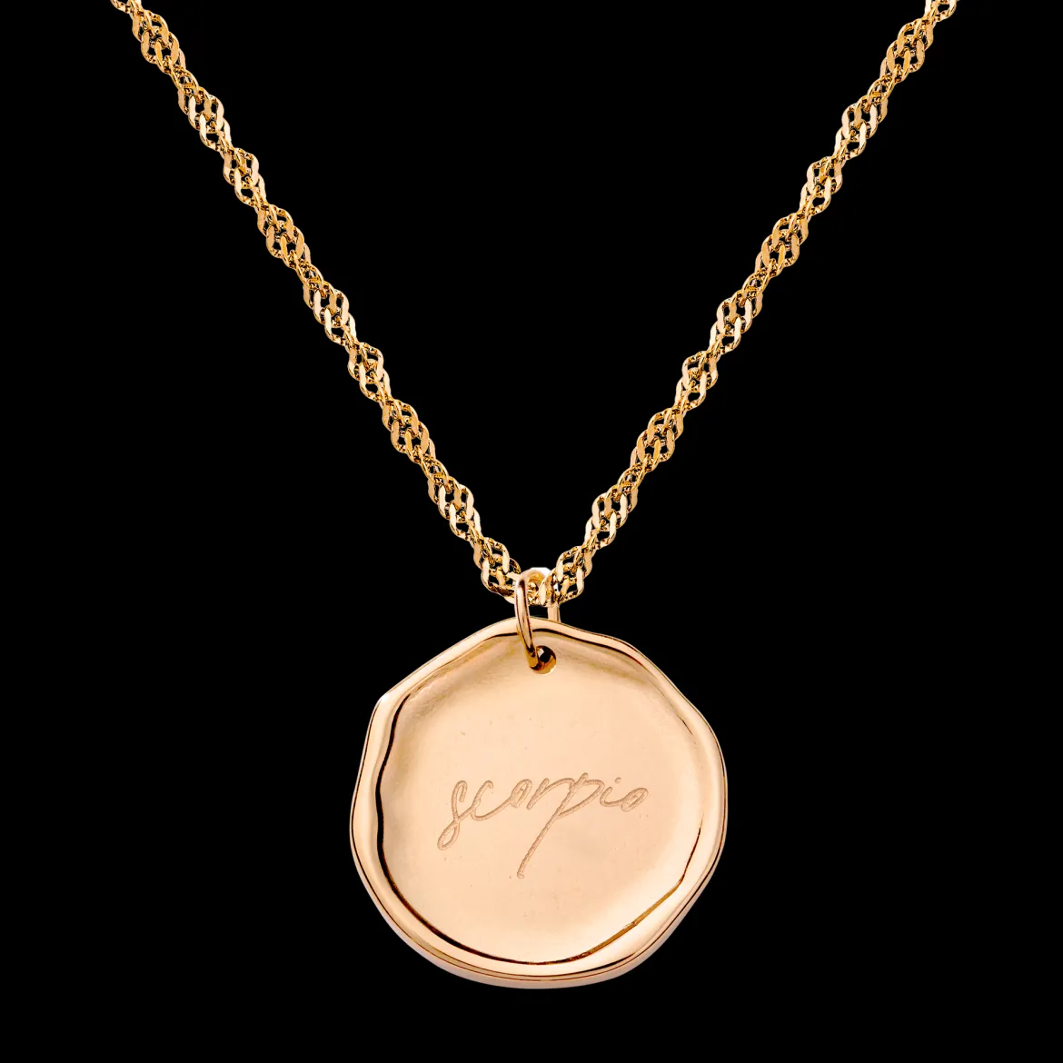 Zodiac Necklace – Scorpio / Skorpion Roségold