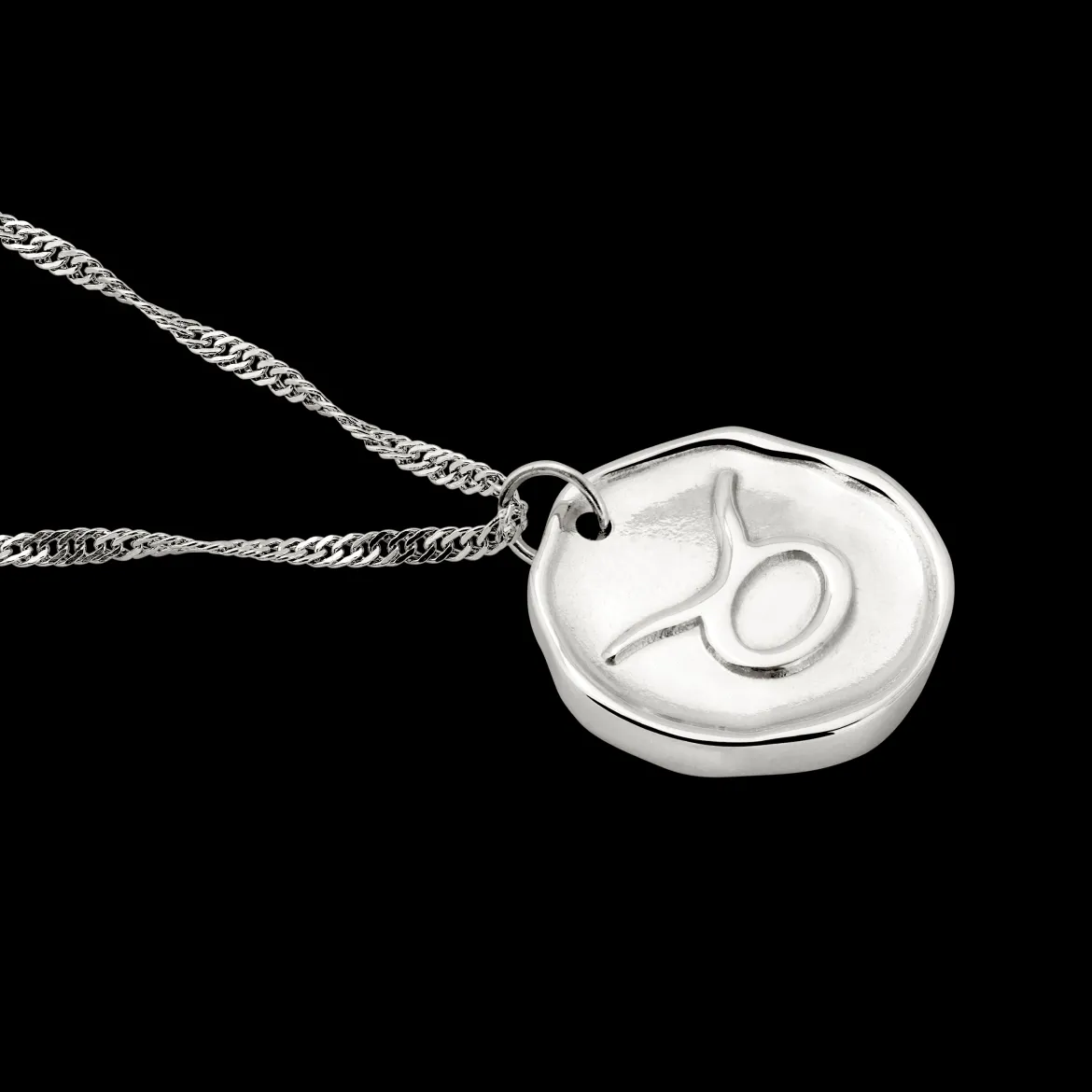 Zodiac Necklace – Taurus / Stier Silber