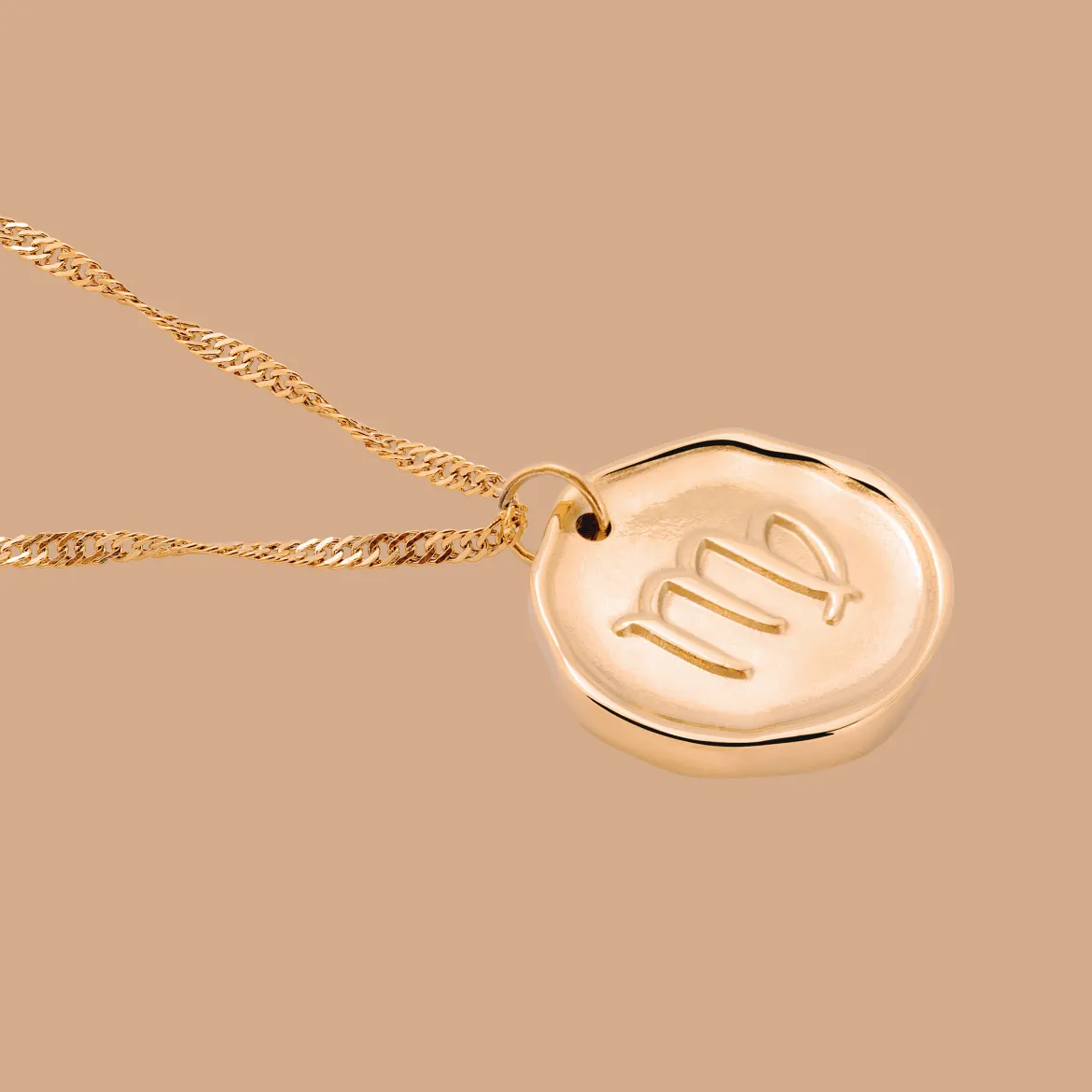 Zodiac Necklace Roségold - Steinbock