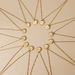 Zodiac Necklace Roségold - Steinbock